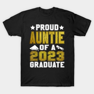 Proud Auntie Of A 2023 Graduate Senior Graduation T-Shirt